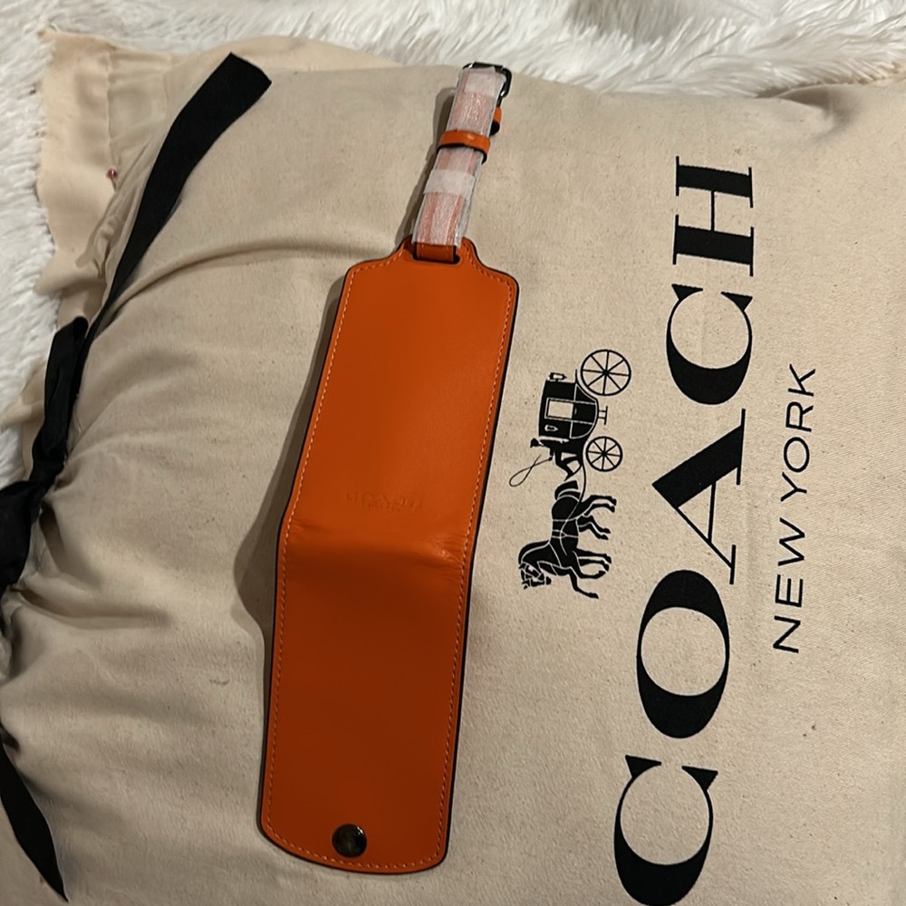 Coach large luggage tag. Authentic. - Picture 5 of 7